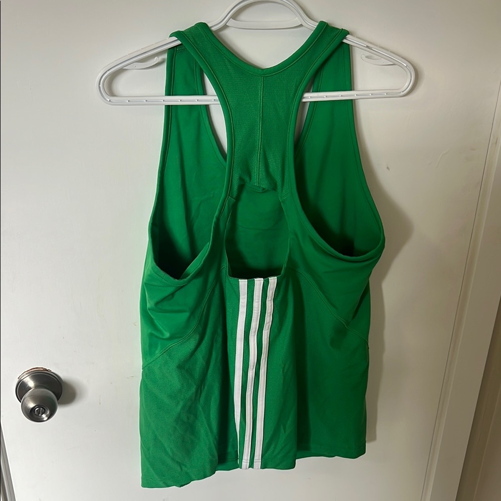 Adidas Women's Green Tank Top - Picture 3 of 4